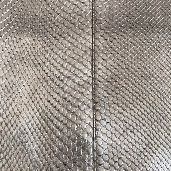 Reed Krakoff Silver snakeskin tote shopper - Picture 4 of 7